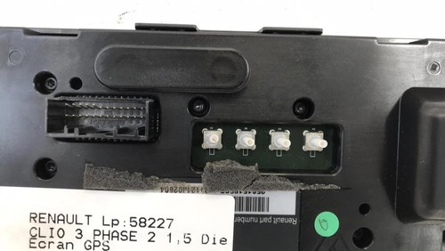 Ecran gps renault - 3, phase