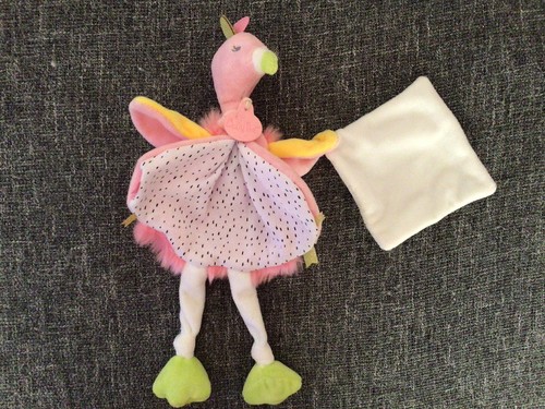 Doudou flament rose baby - doudou,