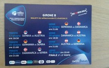 Off. Programme Plan Groupe B U21 Euro Italie Allemagne Autriche Serbie 