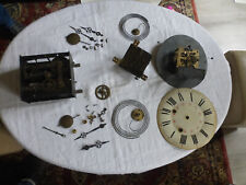 lot accessoires pièces detachées de 3 pendules OEIL DE BOEUF mouvement  Sonnerie
