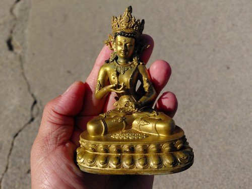 Antique sino tibet gilt - tibet,