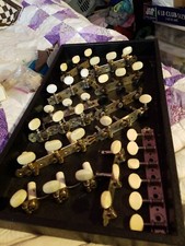 Vintage 3 In Line plus Guitar Tuners Tuning Pegs huge lot  Screws Parts
