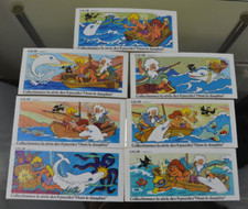 lot 7 Puzzles & coloriages  "Oum le Dauphin" Chocolat Galak vintage