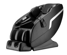 Luxe Fauteuil de Massage Noir Shiatsu Zero Gravity Avec Chauffage Bluetooth