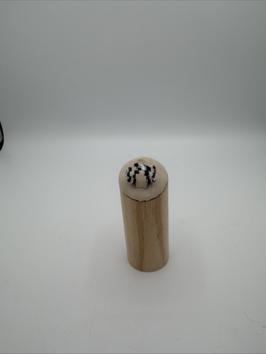 Bague noire blanche motif - bague,