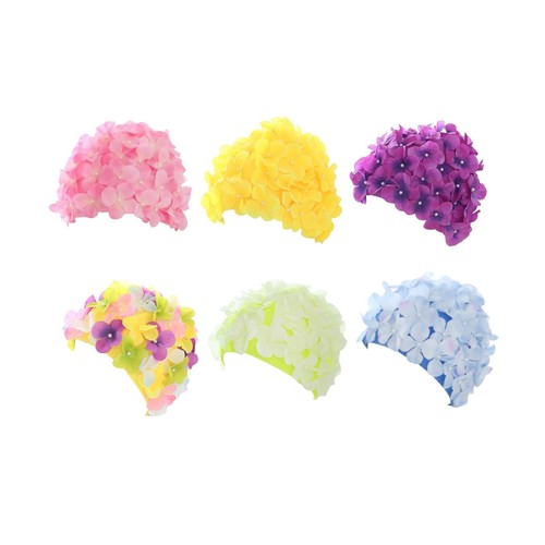 Bonnet bain fleurs - à,