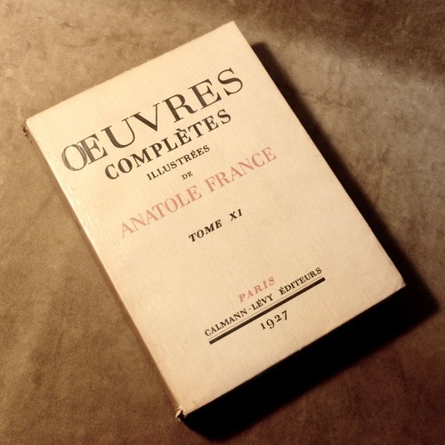 Oeuvres anatole france - xi,,