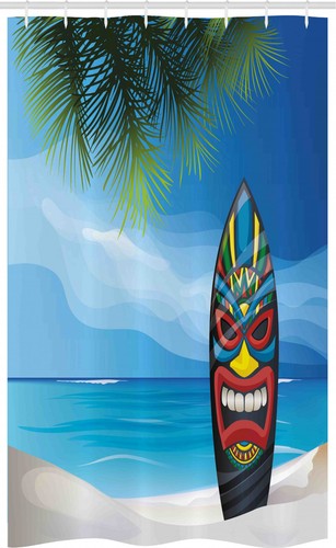 Tiki bar étroit rideau - bar,