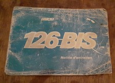 notice d'entretien fiat 126 bis en Français. 