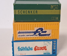 1/160,  Lot de 3 Conteneurs 20