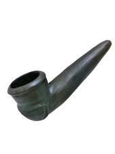 Petite pipe africaine en terre