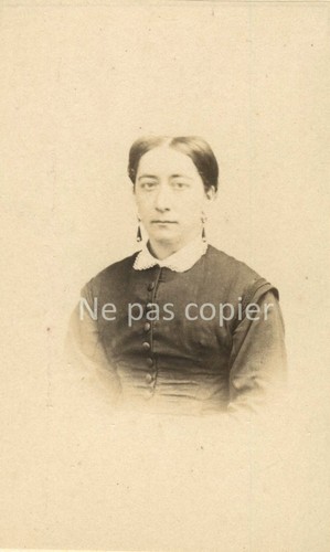 Femme vers 1865 cdv par - femme,