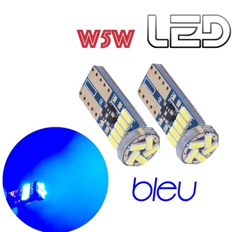 Ampoules veilleuses led bleu - 2,