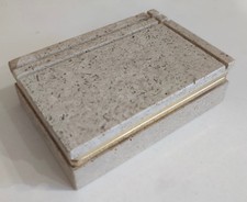 BOITE VIDE POCHE TRAVERTIN DESIGN 70 FRATELLI MANNELLIENZO MARI CERRI NESTORE