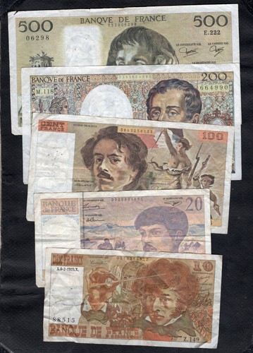 France lot billets - lot, 5