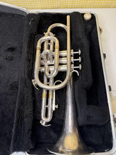 Vintage bundy cornet silver - vintage,