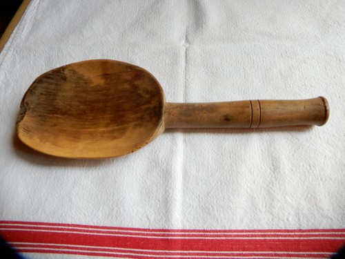 Ancienne cuillère beurre - à,