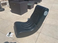 Fauteuil pliable, musical, en cuir