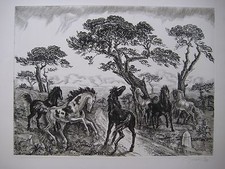 DECARIS ALBERT GRAVURE SIGNÉE