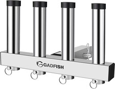 Stainless Steel Hitch Fishing Rod Holder,  Hitch Mount Rod Holder, 4 Link Tube f