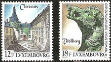 Timbres Luxembourg 1180/1181