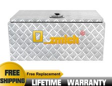 Boîte de rangement Aluminium avec Serrure Caisse à outils Malle de transport110L