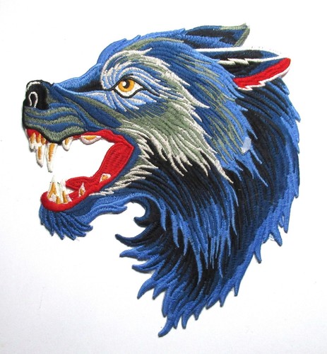 Patche dorsal loup bleu - , dos