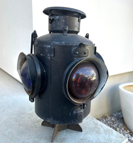Ancienne lampe chemin de - chemin,