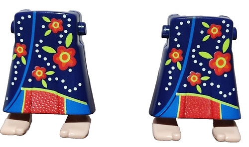 Playmobil jambes jupes - playmobil, x2