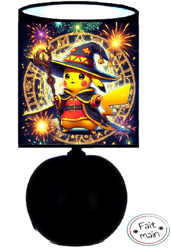 Lampe chevet pikachu - de,