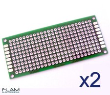 2x Plaque PCB prototype double