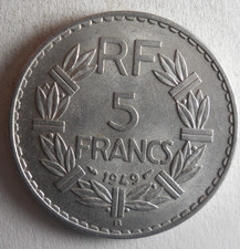 1949 B FRANCE 5 FRANCS -