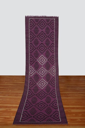 Violet marocain handmade - marocain,
