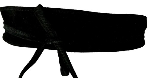 Ceinture large cuir - en,