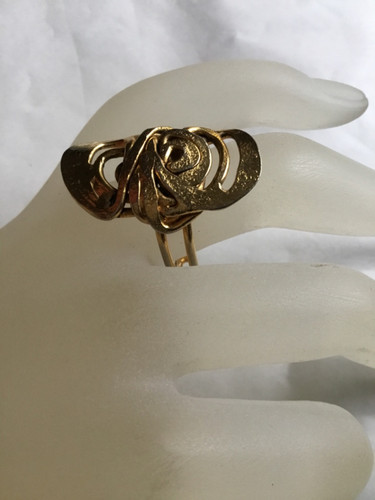 Bague minimaliste dorée