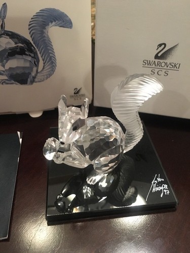 Swarovski crystal squirrel - swarovski,