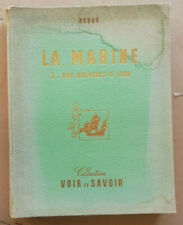 Tintin Voir et Savoir La Marine 1 Complet HERGE Casterman 1954 cahier quasi-neuf