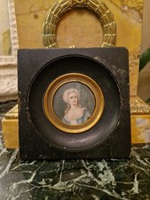 Ancienne Miniature Encadrée
