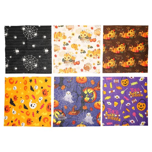 Pcs citrouille tissu - 6, en