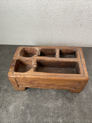 Ancienne boîte bois noix - ancienne,