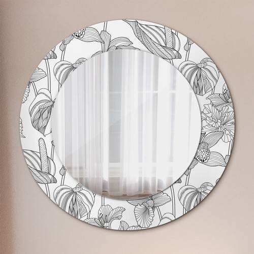 Rond miroir décoratif avec - décoratif,
