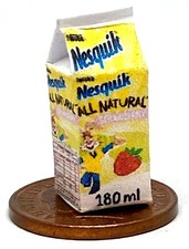 Maison de Poupées Milkshake Carton Petit Vide Paquet Miniature Cuisine Shop Sb