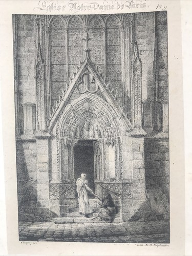 Paris lithographies notre - paris,