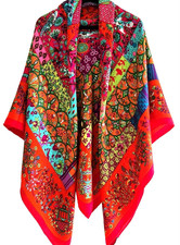 HERMES PARIS 140 CASHMERE SOIE