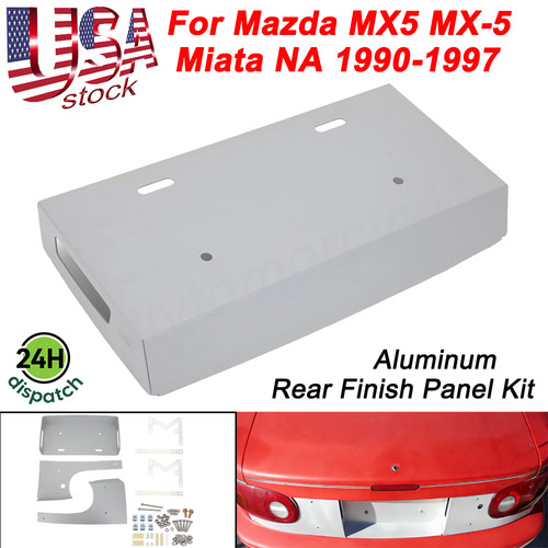Aluminum trunk rear deck panel - rear,