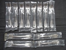 CHRISTOFLE VENDOME COQUILLE 12 FOURCHETTES A HUITRES NEUF SOUS BLISTER SCELLE