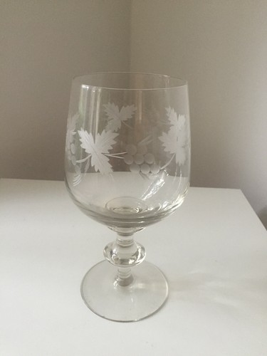 Grand verre pied cristal - grand,