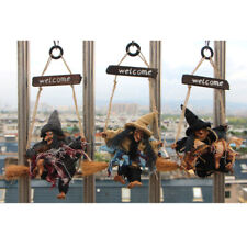  Poupées De Sorcières Effrayantes Halloween Suspendu Signe Décor D'Halloween