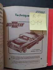 REVUE TECHNIQUE CHEVROLET 1955