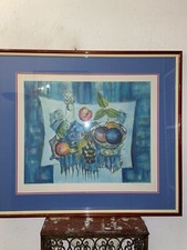 Tony Agostini Lithographie Signée 62x52 Cubisme